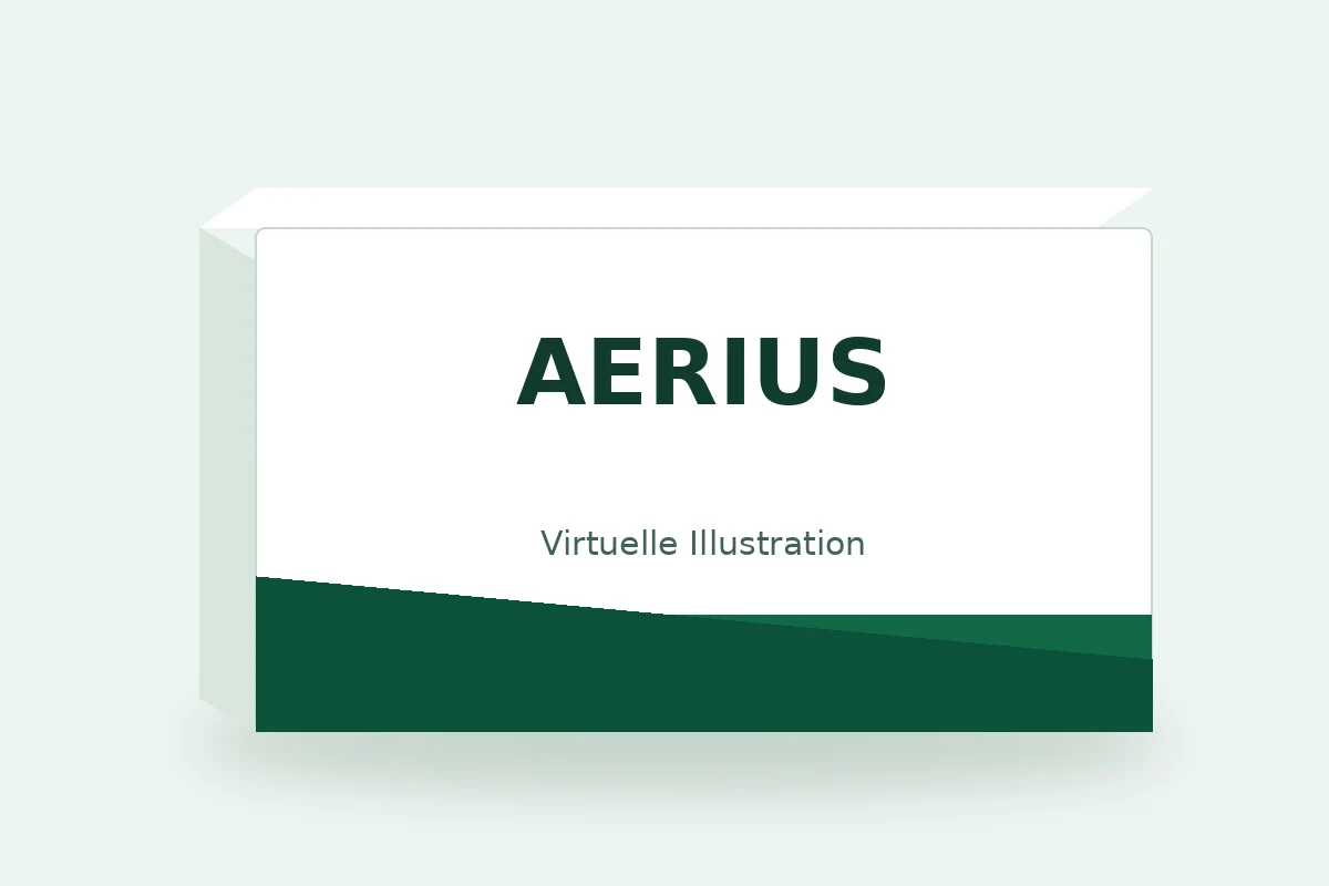 AERIUS – virtuelle Produktillustration, keine Originalpackung
