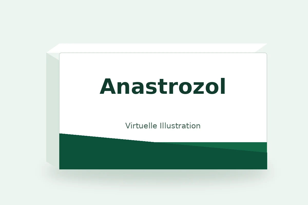 Anastrozol – virtuelle Produktillustration, keine Originalpackung