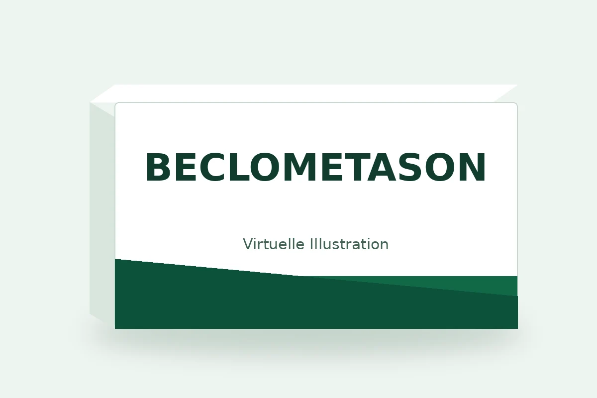 BECLOMETASON – virtuelle Produktillustration, keine Originalpackung
