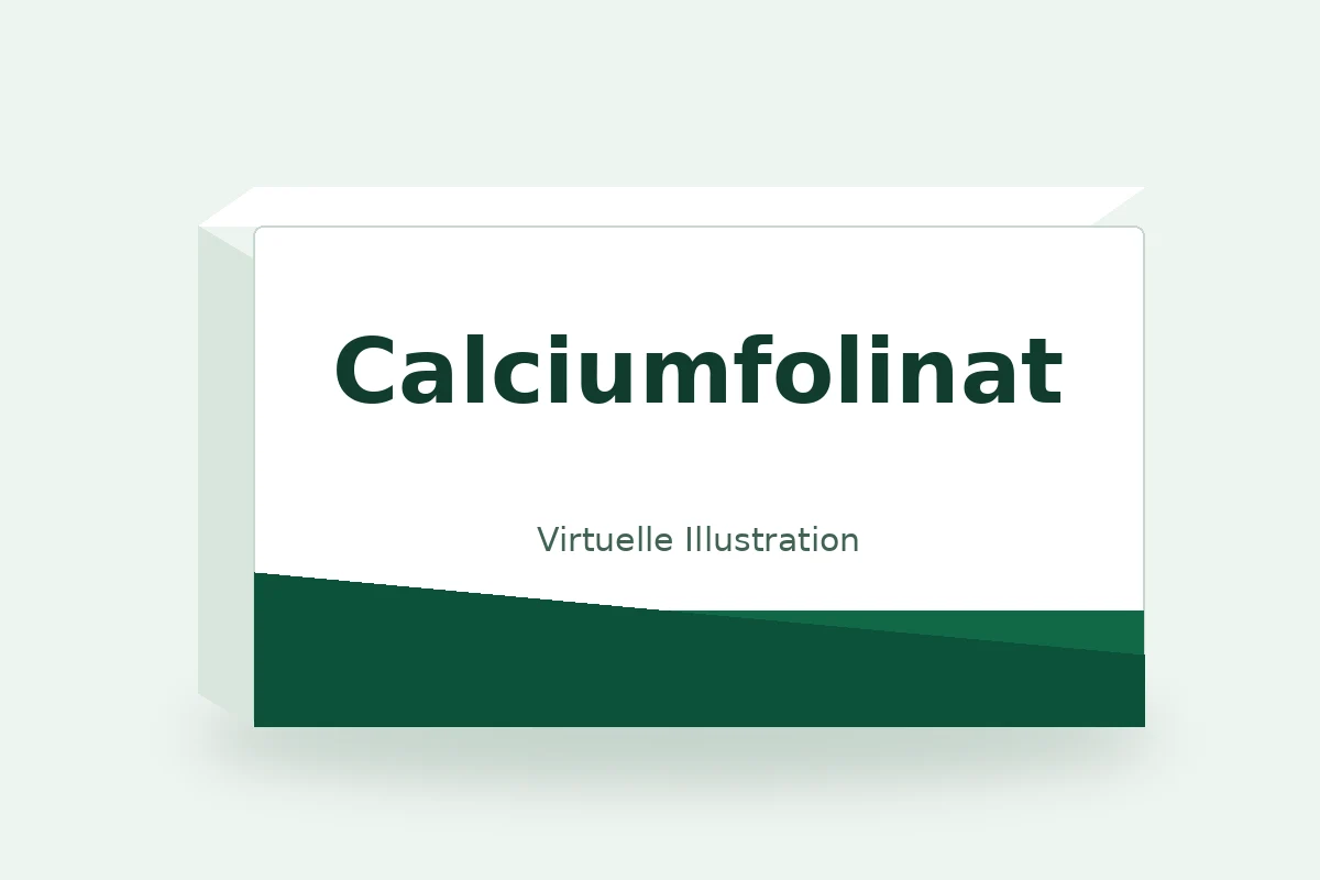 Calciumfolinat – virtuelle Produktillustration, keine Originalpackung