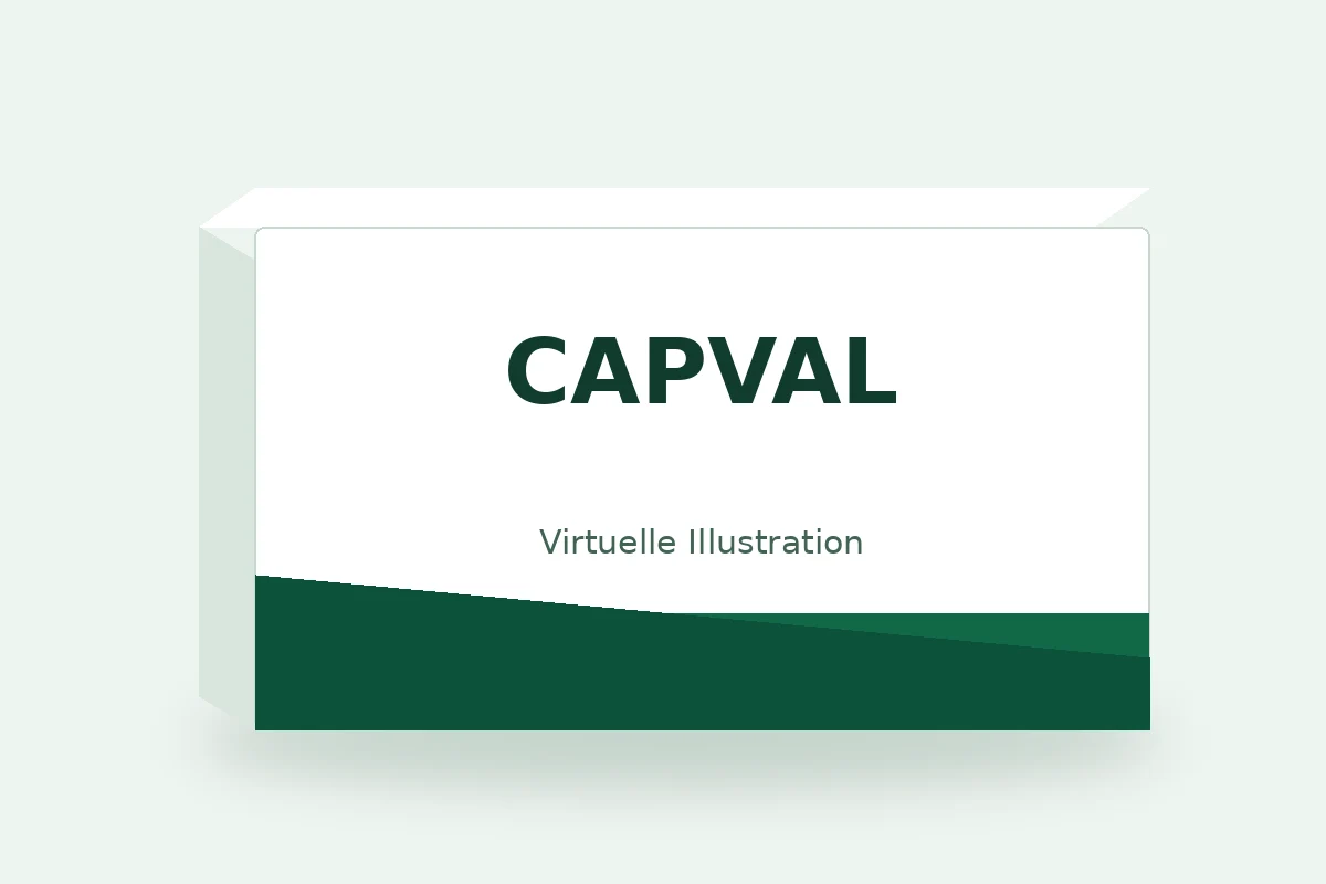CAPVAL – virtuelle Produktillustration, keine Originalpackung