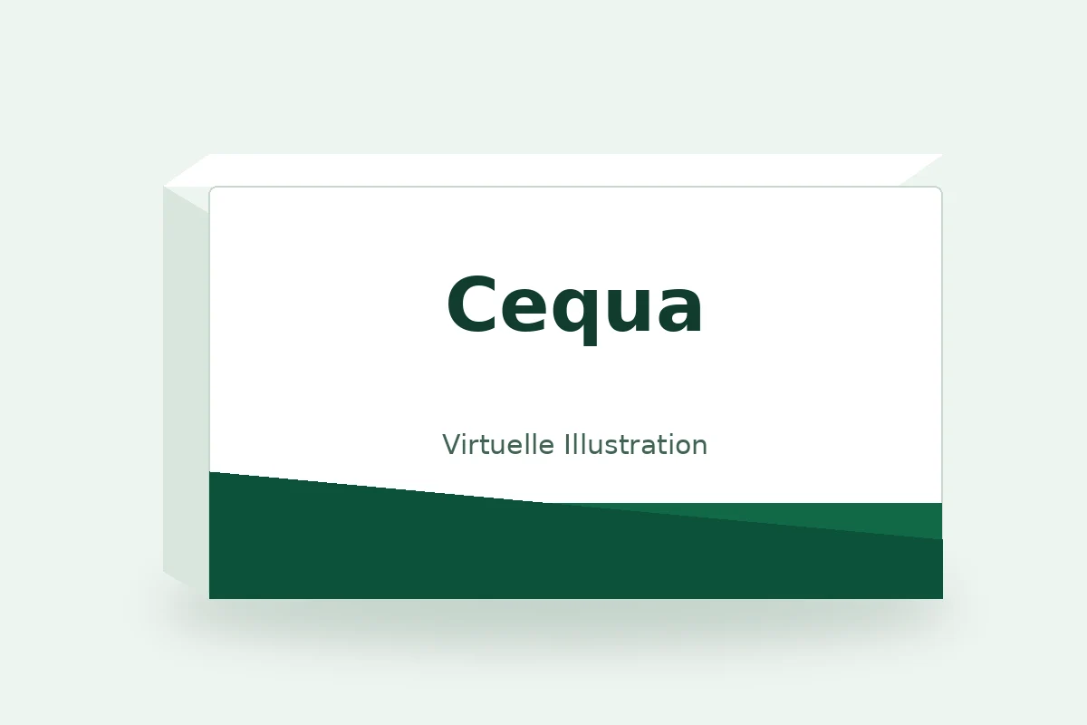 Cequa – virtuelle Produktillustration, keine Originalpackung