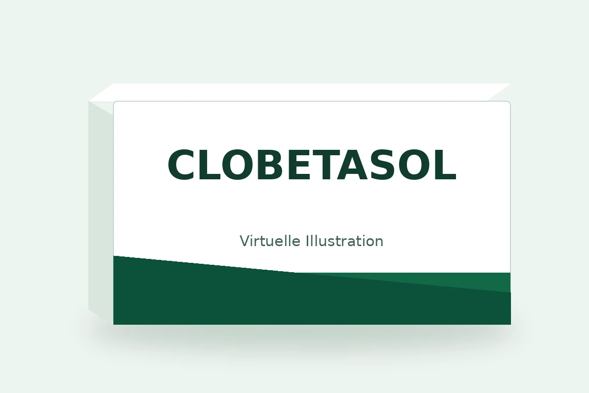 CLOBETASOL – virtuelle Produktillustration, keine Originalpackung