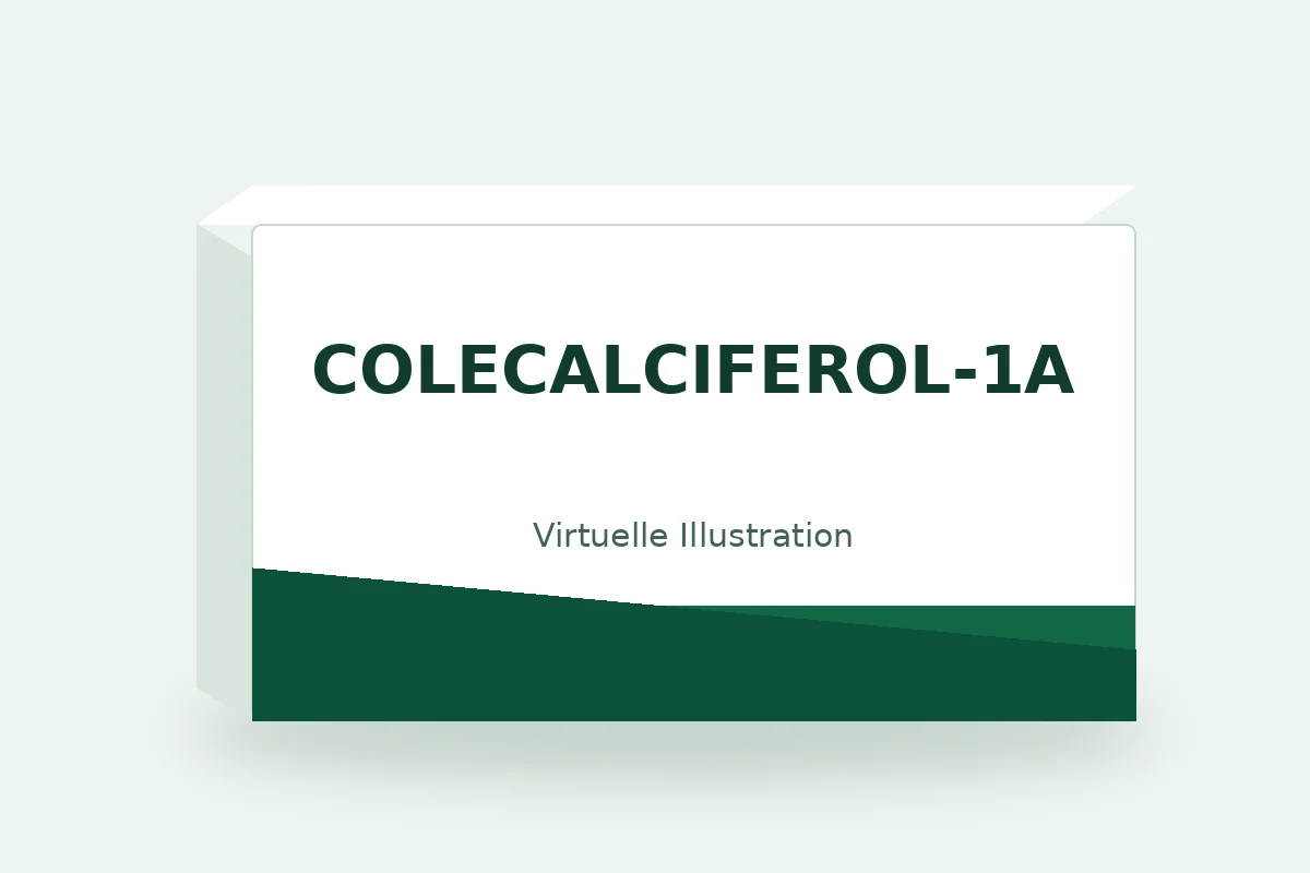 COLECALCIFEROL-1A – virtuelle Produktillustration, keine Originalpackung