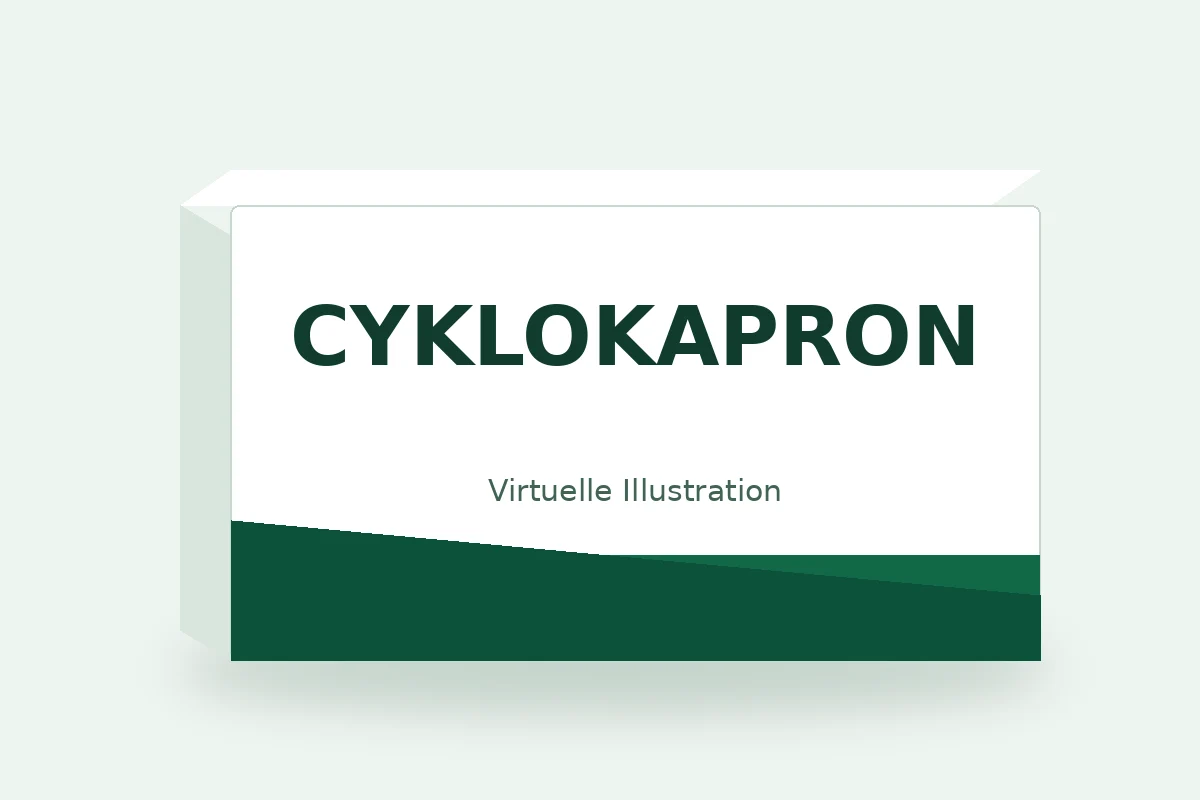 CYKLOKAPRON – virtuelle Produktillustration, keine Originalpackung