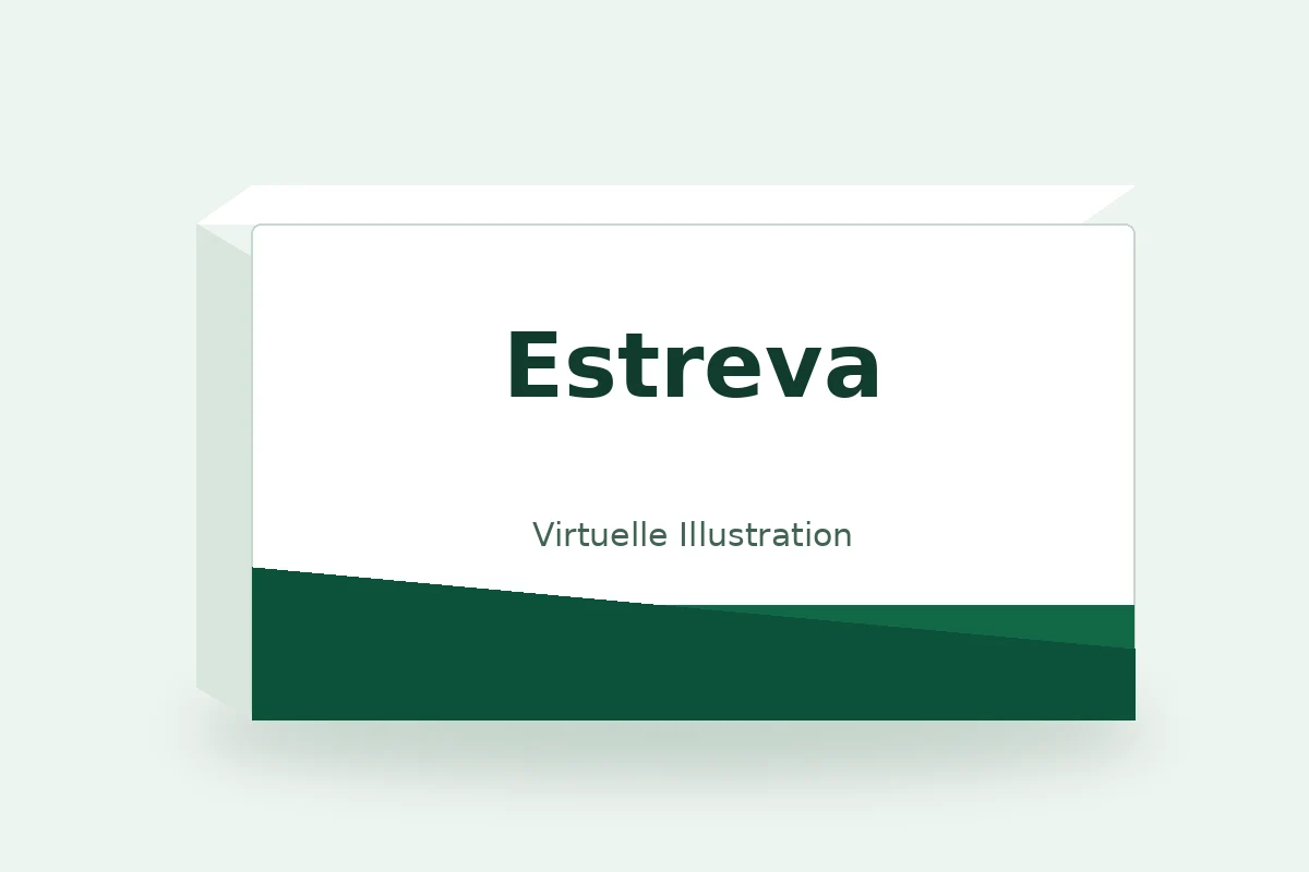 Estreva – virtuelle Produktillustration, keine Originalpackung