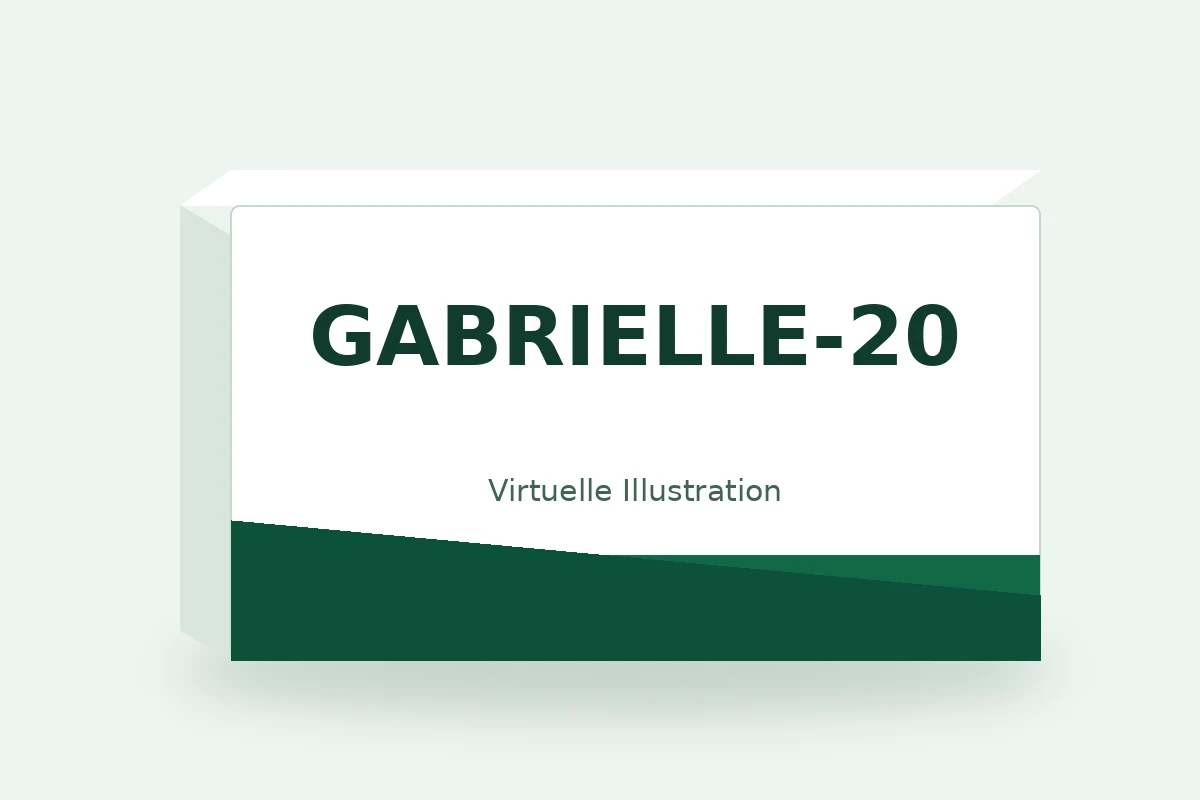 GABRIELLE-20 – virtuelle Produktillustration, keine Originalpackung