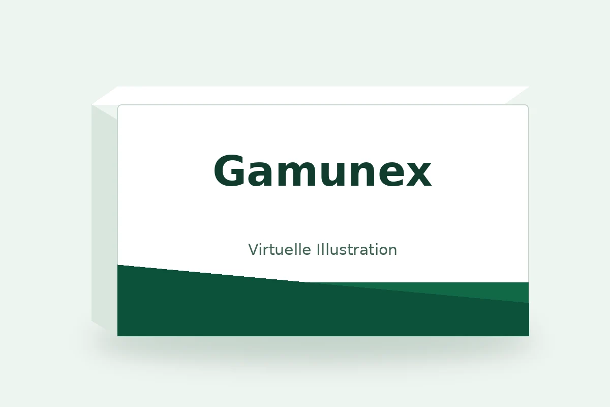 Gamunex – virtuelle Produktillustration, keine Originalpackung