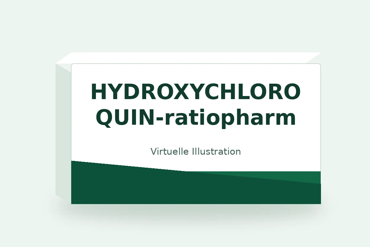 HYDROXYCHLOROQUIN-ratiopharm – virtuelle Produktillustration, keine Originalpackung
