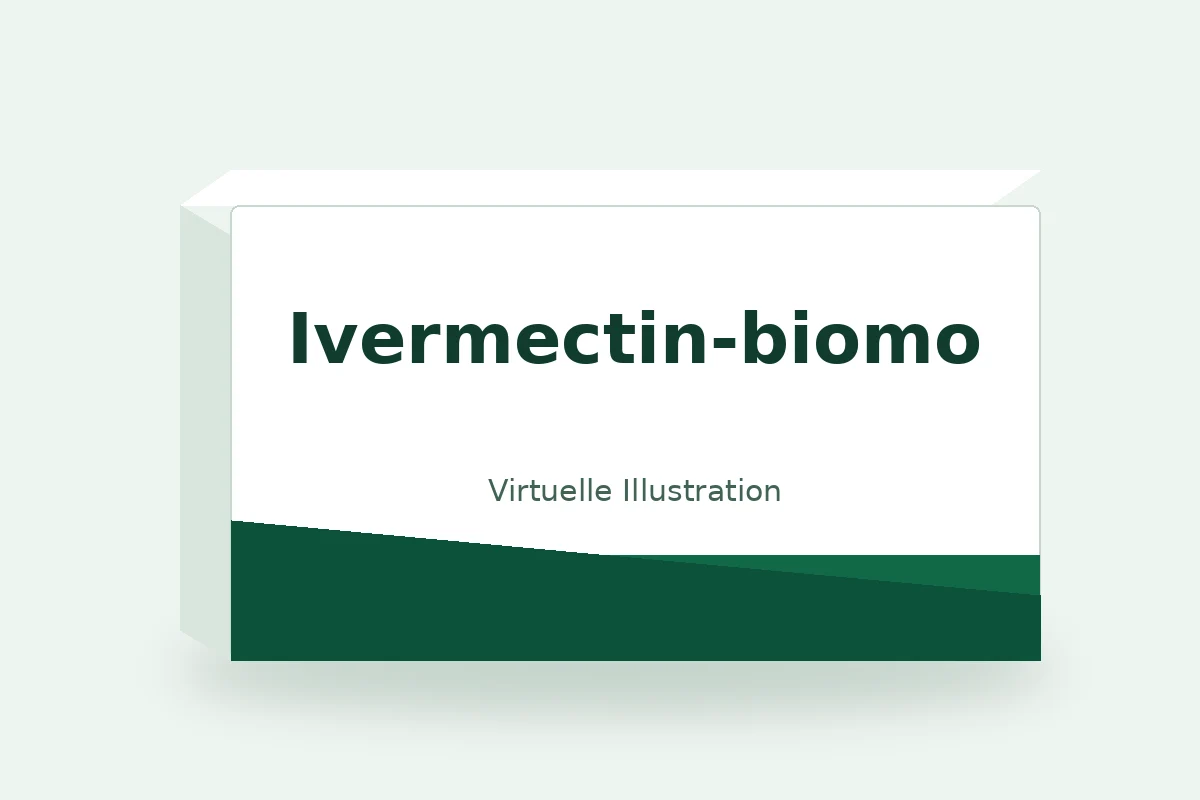 Ivermectin-biomo – virtuelle Produktillustration, keine Originalpackung