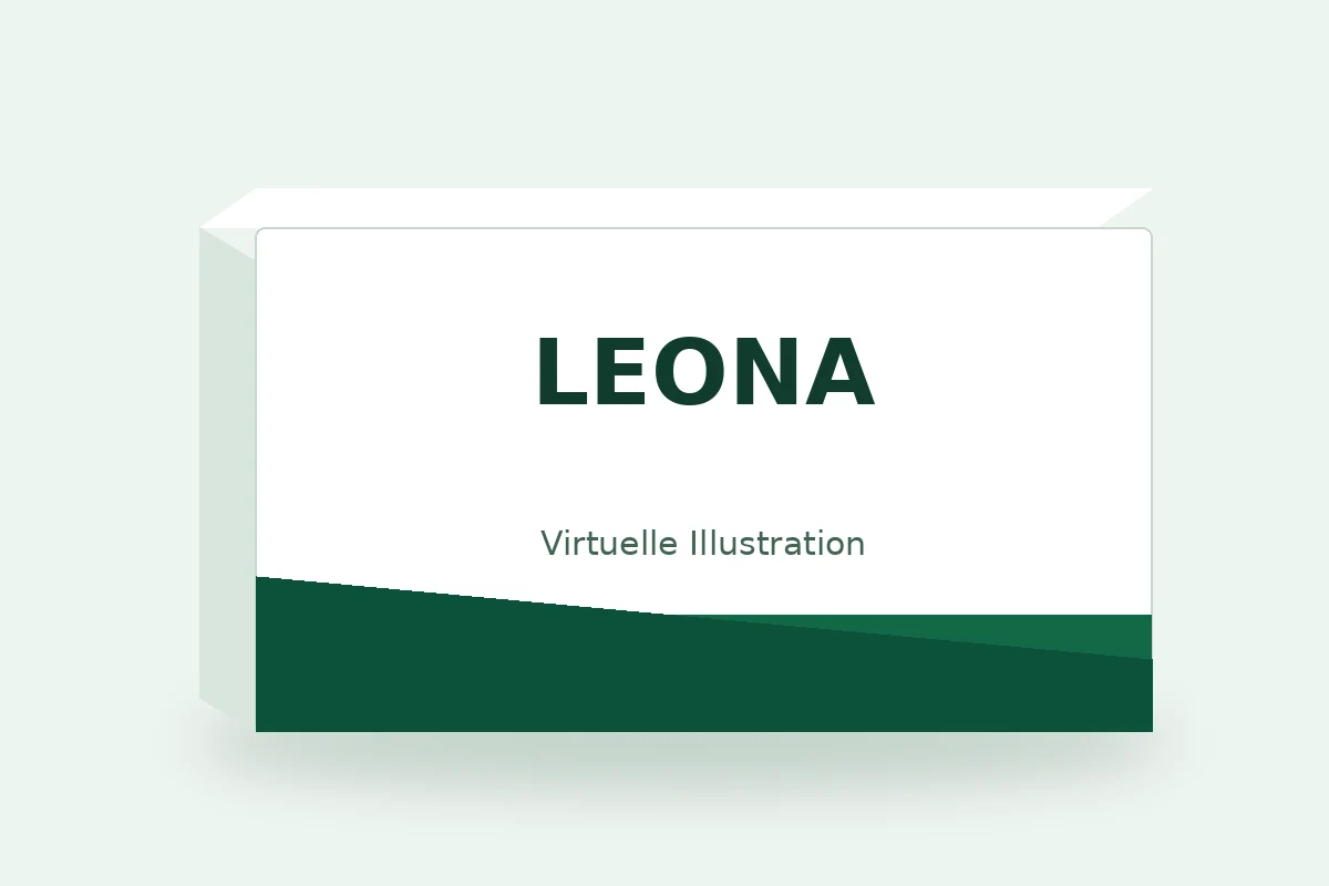 LEONA – virtuelle Produktillustration, keine Originalpackung