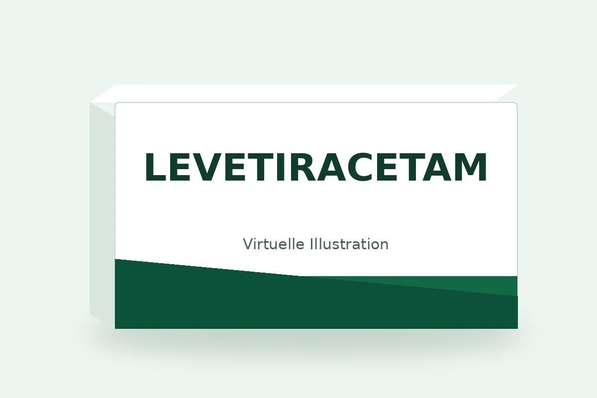 LEVETIRACETAM – virtuelle Produktillustration, keine Originalpackung