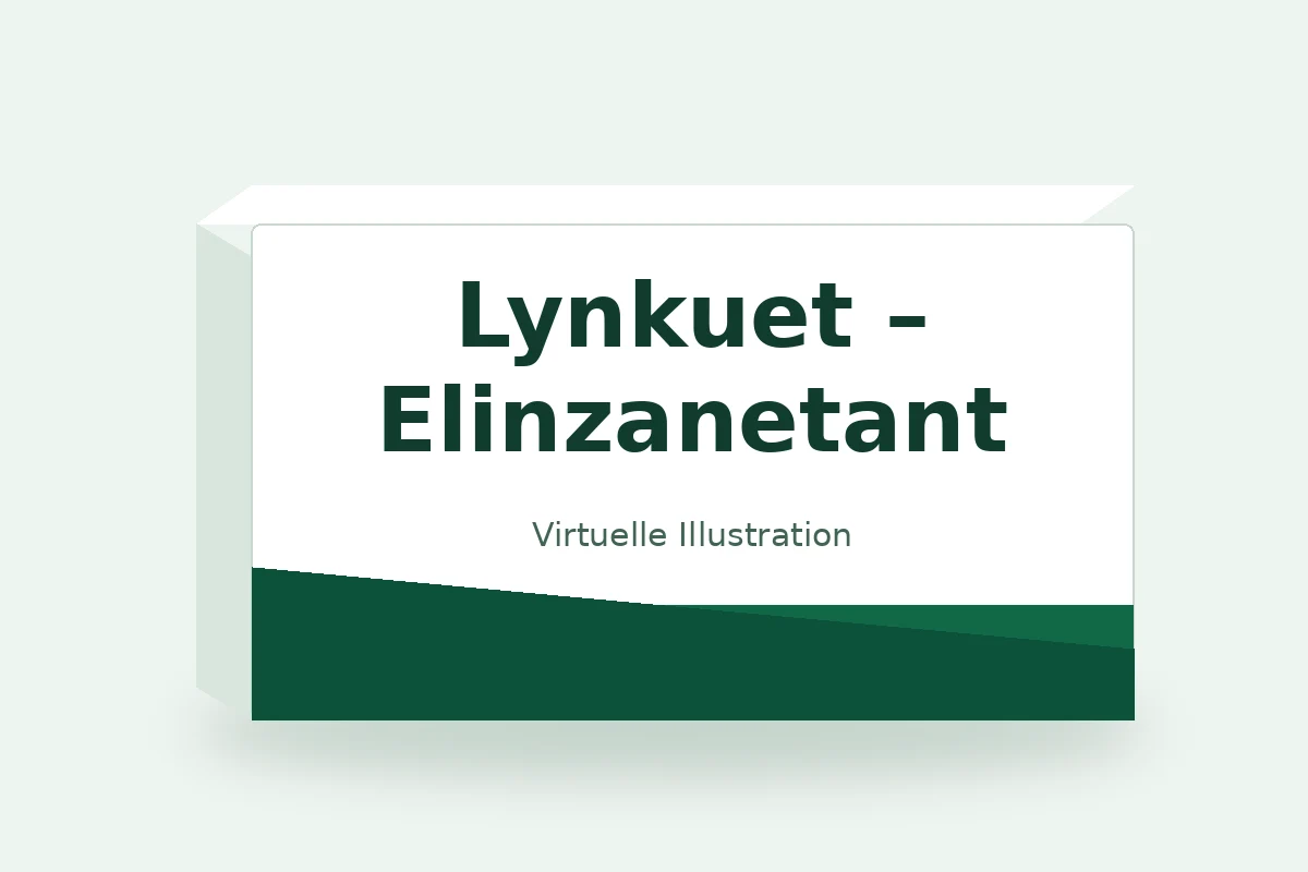 Lynkuet – Elinzanetant – virtuelle Produktillustration, keine Originalpackung