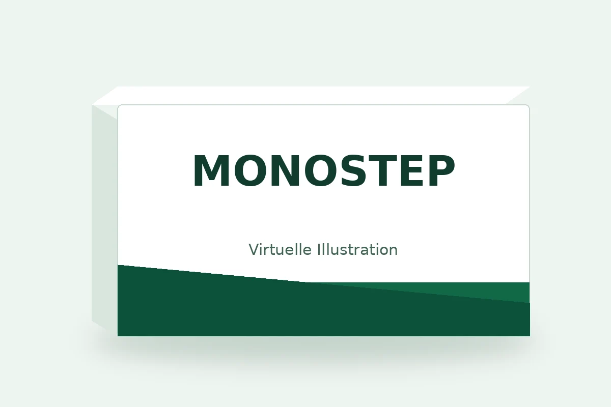 MONOSTEP – virtuelle Produktillustration, keine Originalpackung