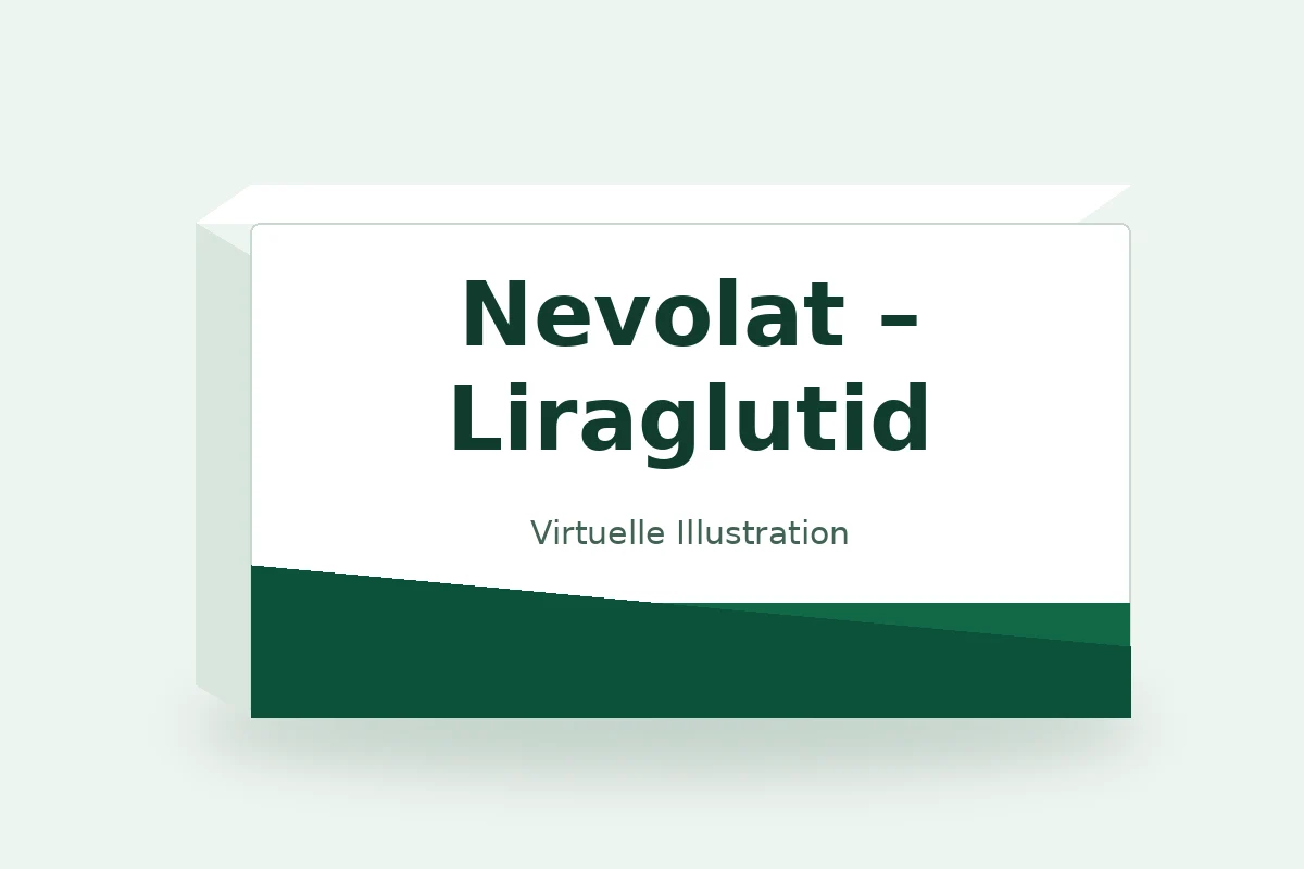 Nevolat – Liraglutid – virtuelle Produktillustration, keine Originalpackung