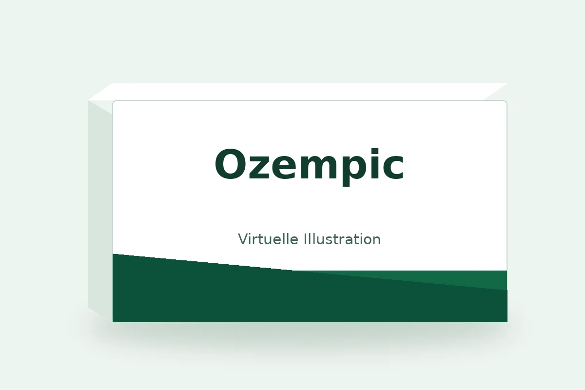 Ozempic – virtuelle Produktillustration, keine Originalpackung