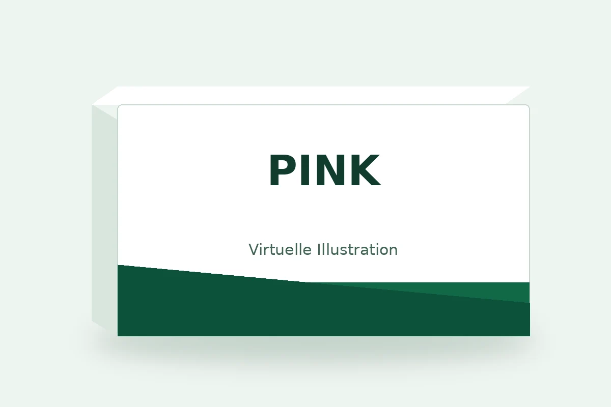 PINK – virtuelle Produktillustration, keine Originalpackung