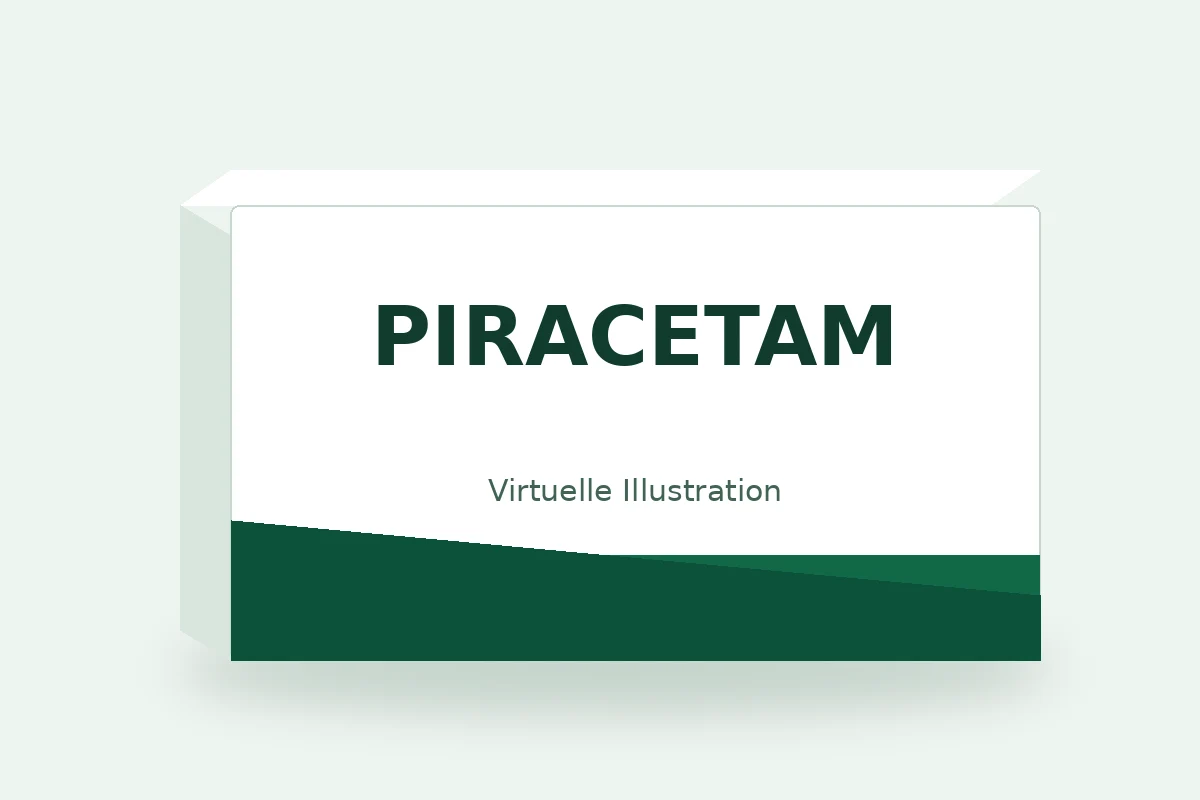 PIRACETAM – virtuelle Produktillustration, keine Originalpackung