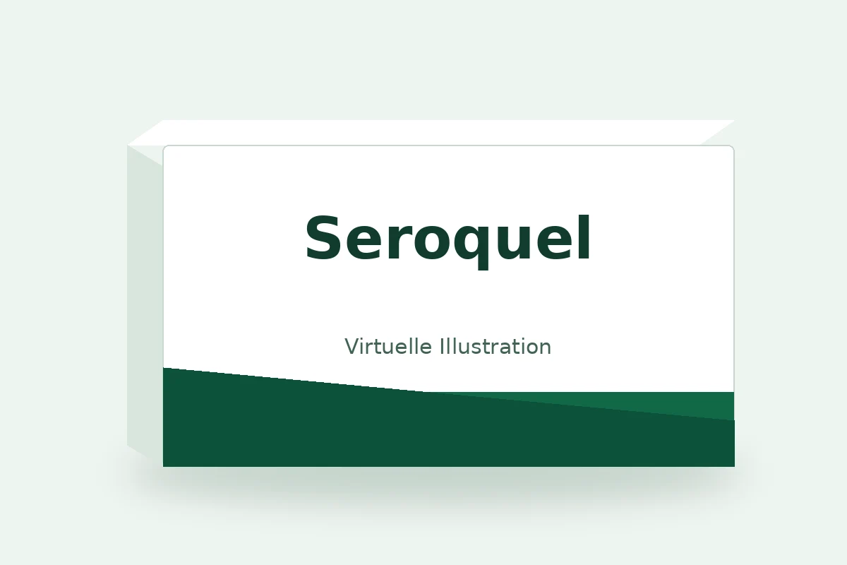 Seroquel – virtuelle Produktillustration, keine Originalpackung