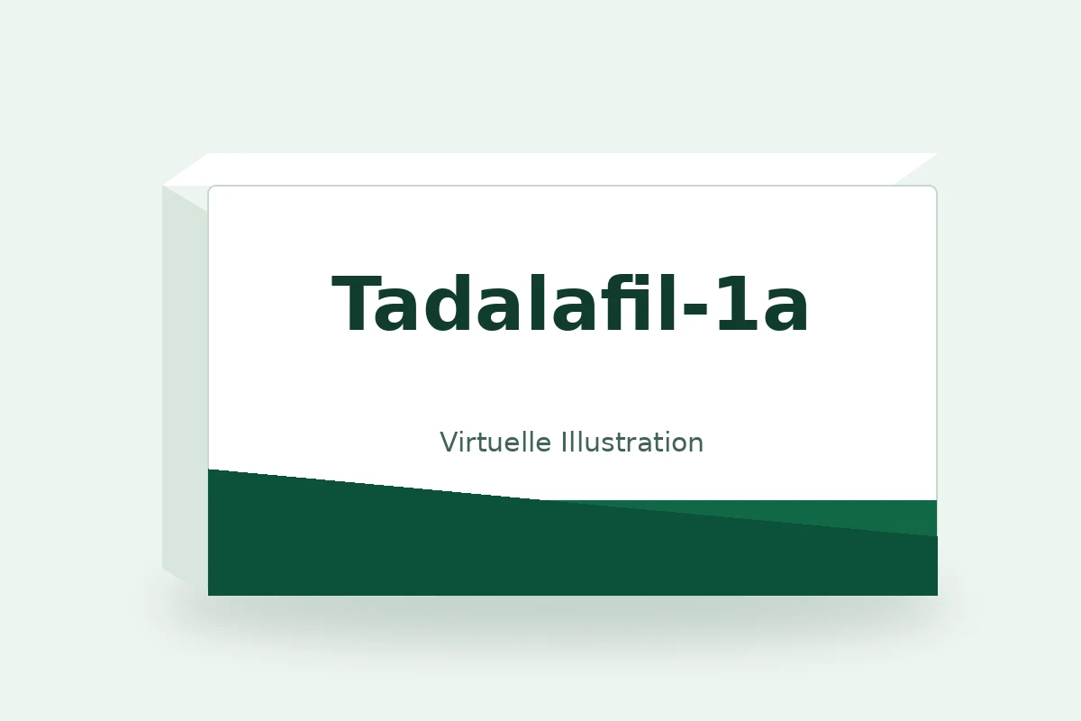 Tadalafil-1a – virtuelle Produktillustration, keine Originalpackung