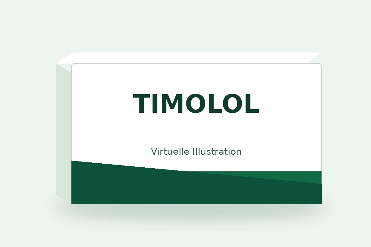TIMOLOL – virtuelle Produktillustration, keine Originalpackung
