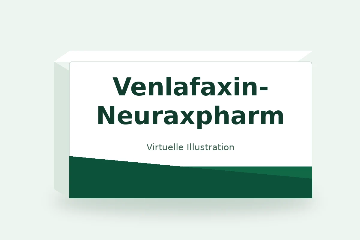 Venlafaxin-Neuraxpharm – virtuelle Produktillustration, keine Originalpackung