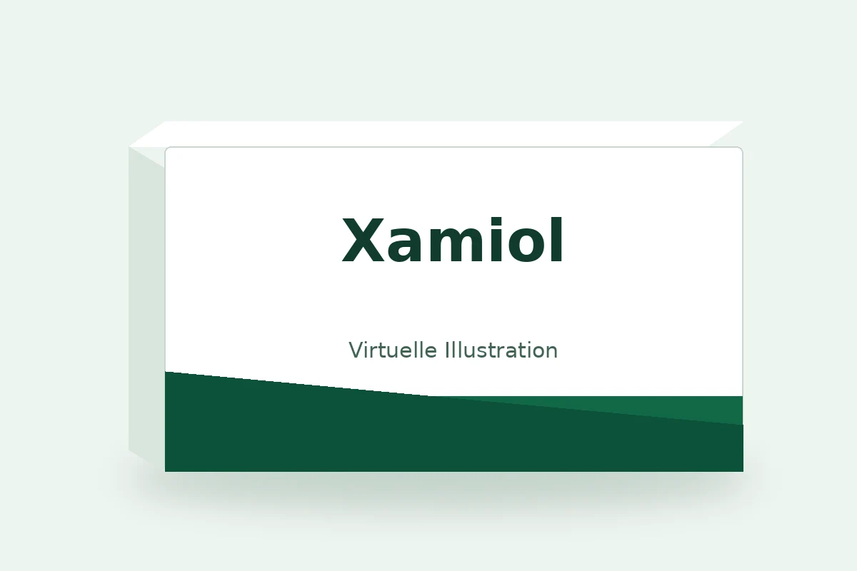 Xamiol – virtuelle Produktillustration, keine Originalpackung