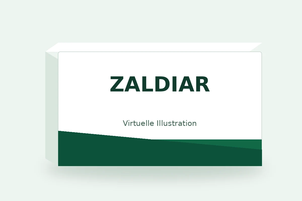 ZALDIAR – virtuelle Produktillustration, keine Originalpackung